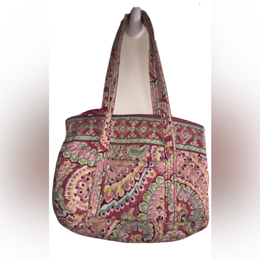 Vera Bradley Retired Small Pink Patterned Cloth Purse